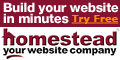 Build a Professional Looking Website with Homestead.com.
